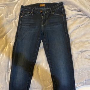 Mother crop skinny jeans